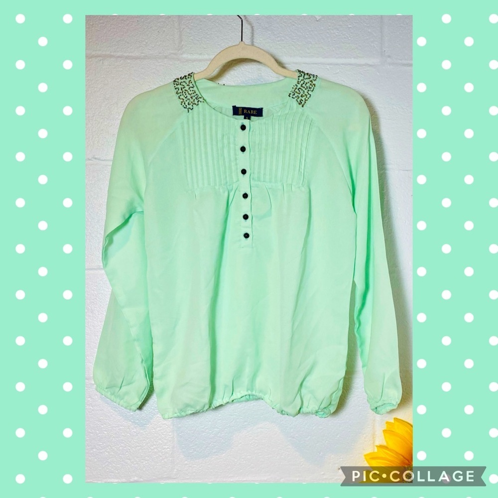 Rare Mint Green Small Top